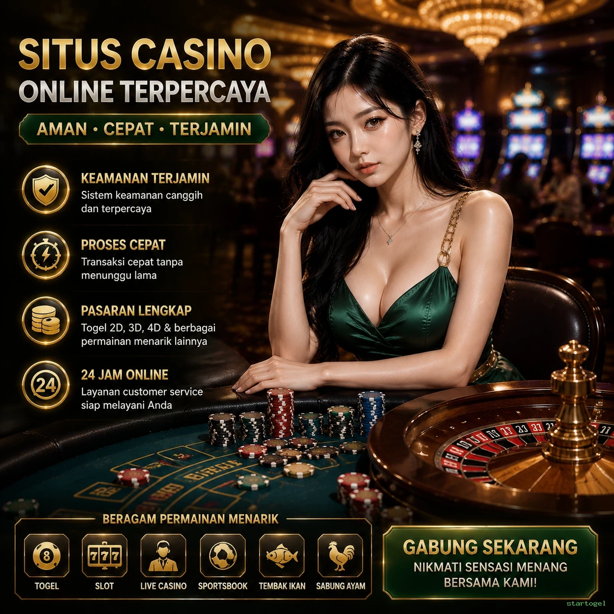 Ikon aplikasi startogel resmi